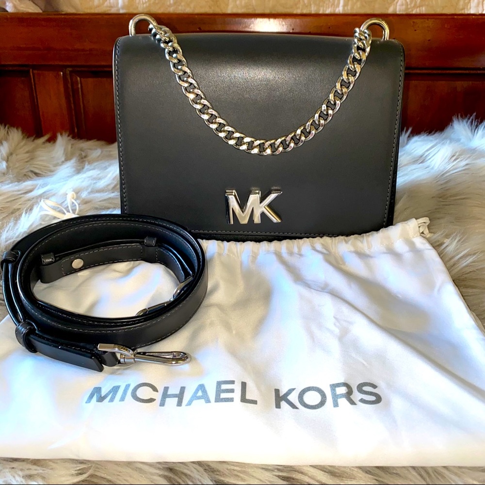 Michael Kors Logo Leather Handbag/ Crossbody Bag